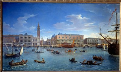Veduta di Venezia, il molo, la piazza e il Palazzo Ducale, dall