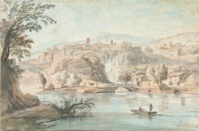 Paesaggio a Tivoli, 1701-10 da Gaspar van Wittel