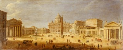 Piazza S. Pietro, Roma da Gaspar van Wittel