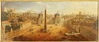 Piazza del Popolo, Roma da Gaspar van Wittel