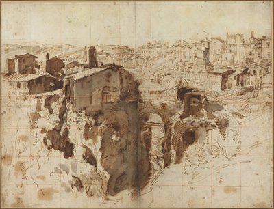 La cascata e la città di Tivoli da Gaspar van Wittel