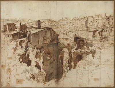La cascata e la città di Tivoli da Gaspar van Wittel