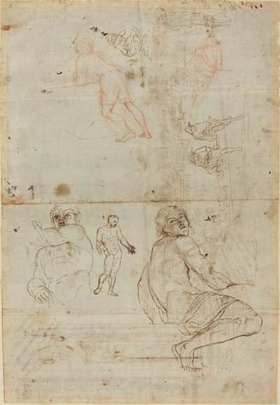Figure dal Palazzo Farnese e dalla vita da Gaspar van Wittel after Annibale Carracci