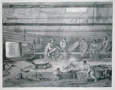 Costumi degli abitanti della Baia di Castries sulla costa della Tartaria orientale da Gaspard Duche de Vancy