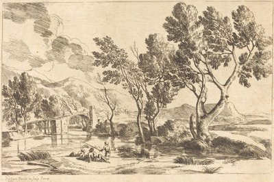 Paesaggio romano da Gaspard Dughet