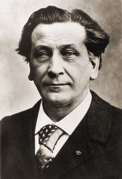 François Coppée (1842-1908), poeta e drammaturgo francese, fotografato da Nadar da Gaspard Felix Tournachon Nadar