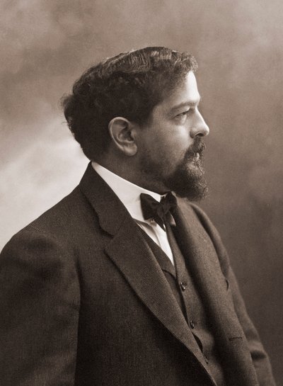 Compositore francese (1862-1918) Claude Debussy - Ritratto del compositore francese Claude Debussy (1862-1918) 1908 - foto Nadar da Gaspard Felix Tournachon Nadar