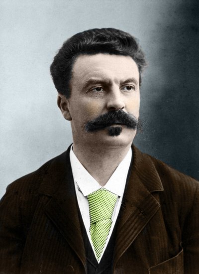 Guy de Maupassant (1850-1893), scrittore francese, di Nadar da Gaspard Felix Tournachon Nadar
