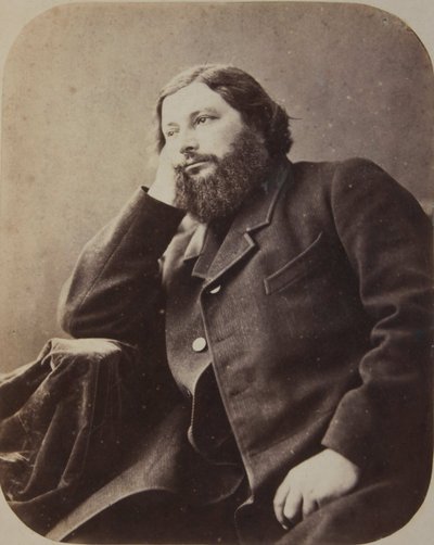 Gustave Courbet, ca 1866 da Nadar