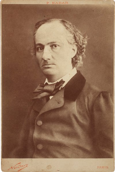 Ritratto di Charles Baudelaire 1821-1867, ca 1855 da Gaspard Félix Nadar