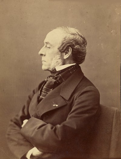 Ritratto di Ernest Legouvé (1807-1903) da Gaspard Félix Nadar