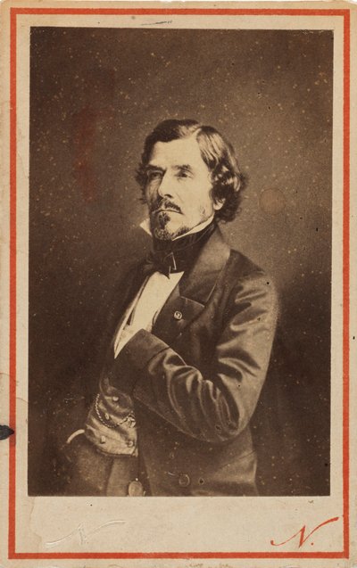 Ritratto di Eugène Delacroix 1798-1863, 1858 da Gaspard Félix Nadar