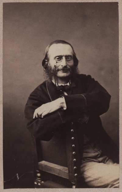 Ritratto di Jacques Offenbach, ca 1860 da Gaspard Félix Nadar