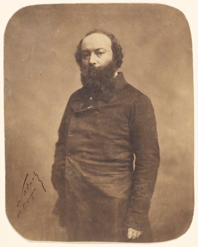 Ritratto di Théodore Rousseau 1812-1867, 1855-1859 da Gaspard Félix Nadar