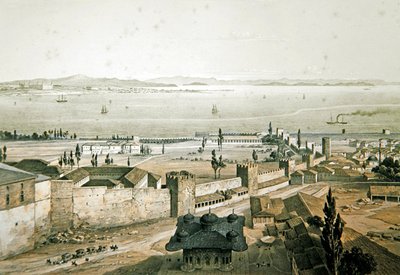 Panorama delle mura di Costantinopoli, tavola 23 da 