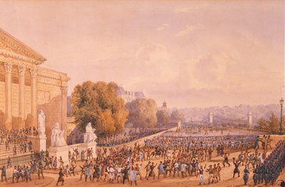 Insurrezione davanti al Palais Bourbon, 15 maggio 1848 da Gaspard Gobaut