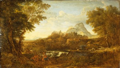 Rinaldo e Armida, amanti da Gerusalemme Liberata da Gaspard Poussin (school of) Dughet