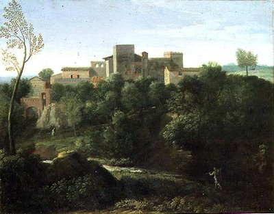 Paesaggio classico da Gaspard Poussin Dughet