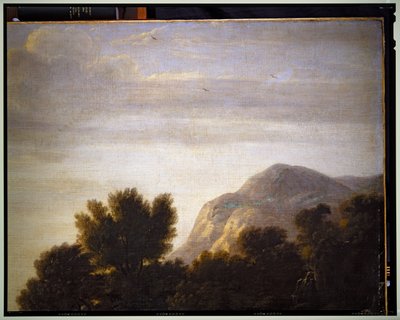 Paesaggio Italiano, (dettaglio), senza data da Gaspard Poussin Dughet