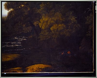 Paesaggio italiano (dettaglio) da Gaspard Poussin Dughet