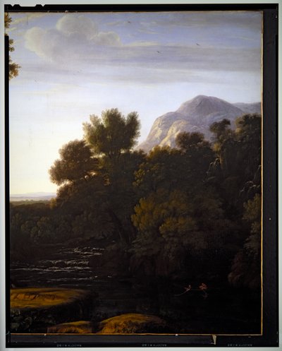 Paesaggio italiano (dettaglio) da Gaspard Poussin Dughet