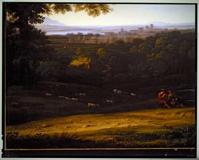 Paesaggio pastorale italiano, senza data da Gaspard Poussin Dughet
