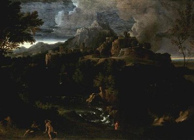 Paesaggio con figure da Gaspard Poussin Dughet