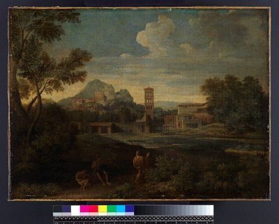 Paesaggio con figure da Gaspard Poussin Dughet