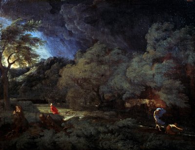 Paesaggio tempestoso da Gaspard Poussin Dughet