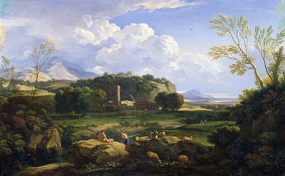 Veduta della Campagna Romana da Gaspard Poussin Dughet