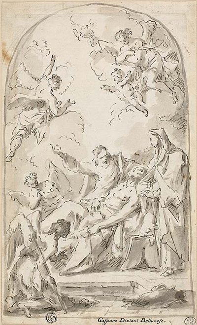Morte di San Giuseppe da Gaspare Diziani