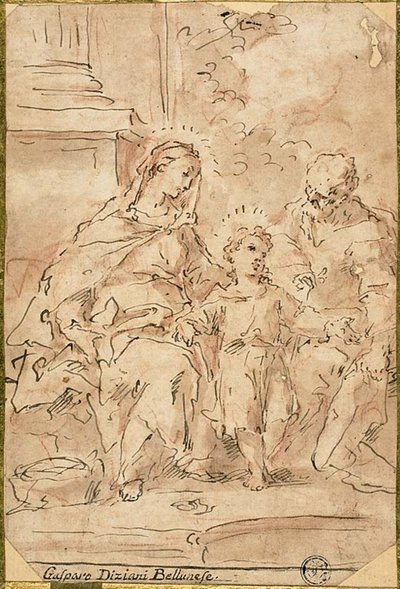Sacra Famiglia da Gaspare Diziani