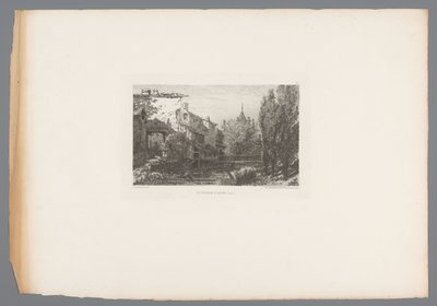 Vista di un ruscello a Salins da Gaston Coindre