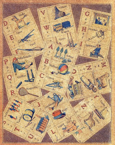 4a copertina di ABC des joujoux ou Alphabet des petits da Gaston Quenioux