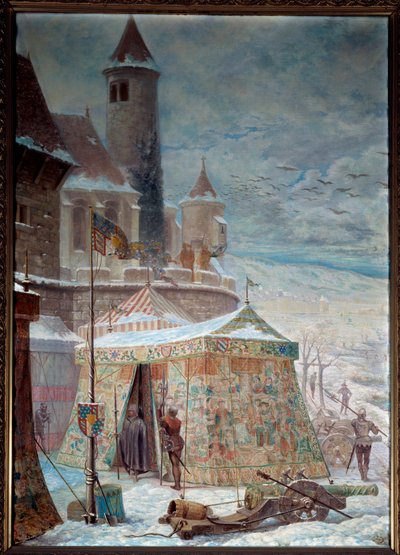 Guerra di Borgogna: La tenda di Carlo il Temerario all