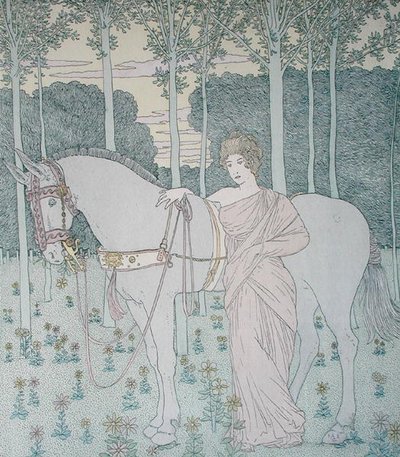 Nausicaa, illustrazione dal Libro 6 dell