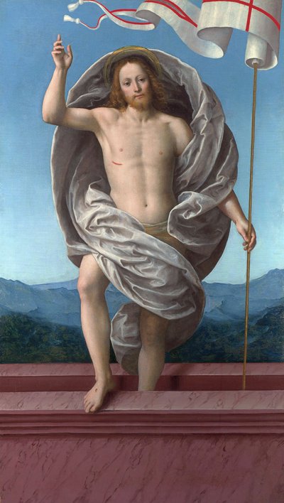 Cristo risorgente dalla tomba da Gaudenzio Ferrari