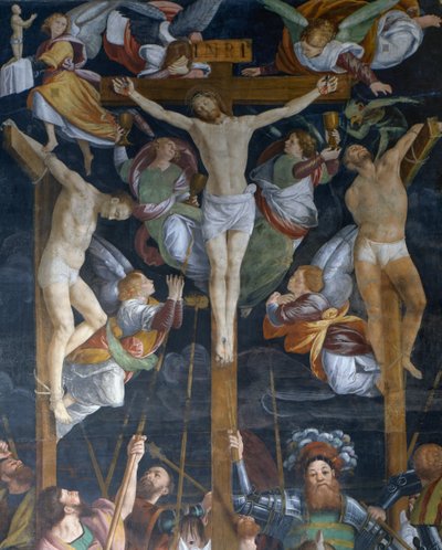 Crocifissione, dettaglio dall