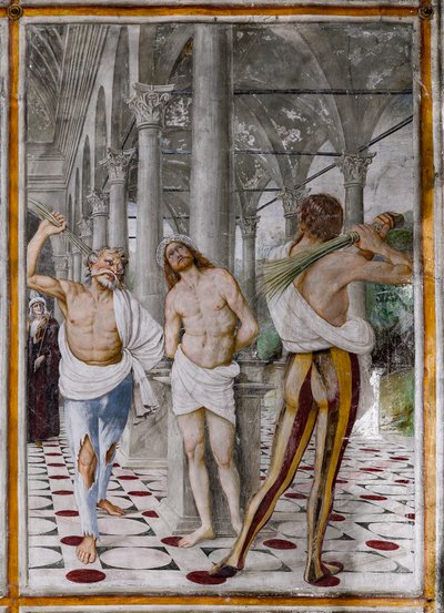 Flagellazione di Cristo (dettaglio) da La vita e la Passione di Cristo da Gaudenzio Ferrari