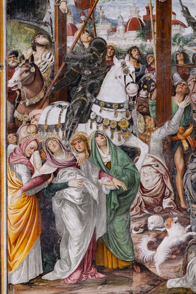 Crocifissione (dettaglio) da La vita e la Passione di Cristo da Gaudenzio Ferrari
