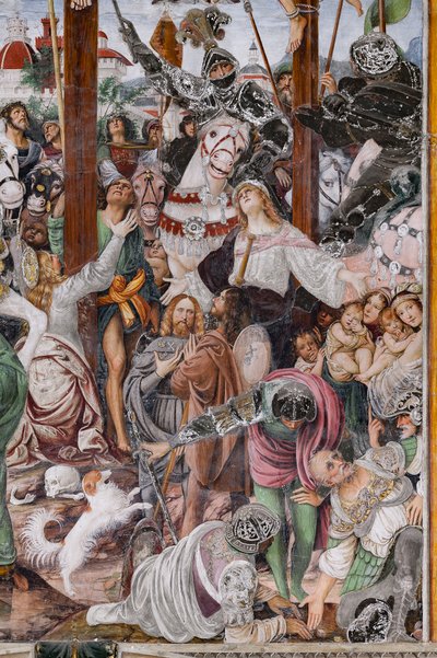 Crocifissione (dettaglio) da La vita e la Passione di Cristo da Gaudenzio Ferrari