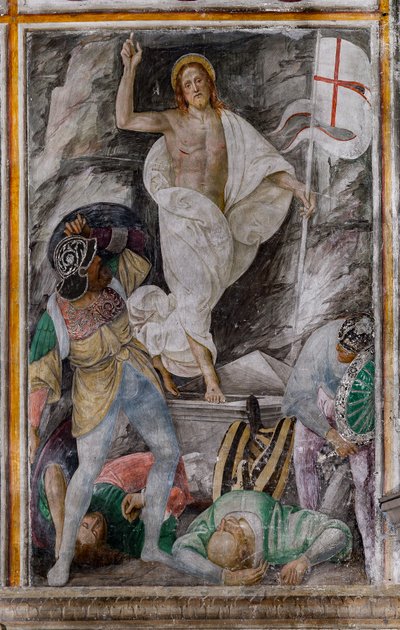 Resurrezione di Cristo (dettaglio) da Gaudenzio Ferrari