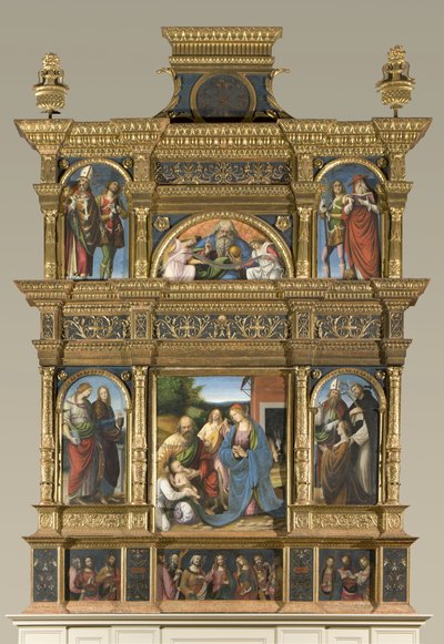 Natività e Ultima Cena, Polittico da Gaudenzio Ferrari