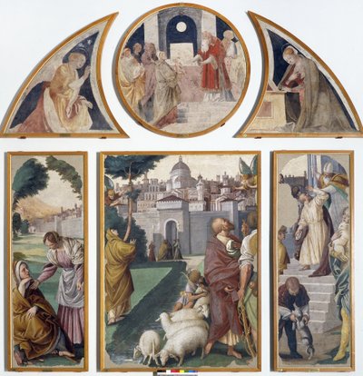 Storie dei Santi Gioacchino e Anna da Gaudenzio Ferrari