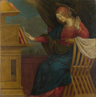 Il Pannello della Vergine Maria da un Altare: L