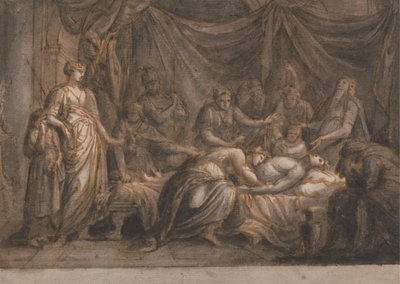 Andromaca piange la morte di Ettore da Gavin Hamilton