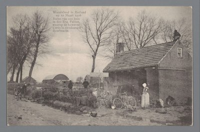 Inondazione in Zeeland il 12 marzo 1906 da Gebroeders van Straaten