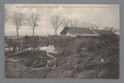Inondazione in Zelanda il 12 marzo 1906 da Gebroeders van Straaten