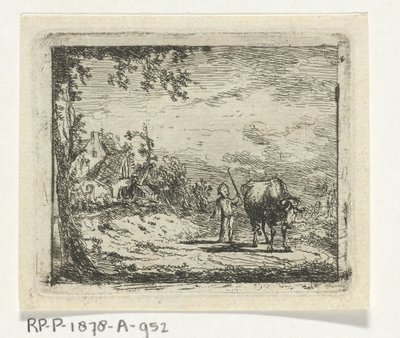 Paesaggio con putto e mucca da Geerlig Grijpmoed