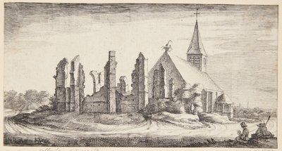La chiesa di Sloten da Geertruyt Roghman